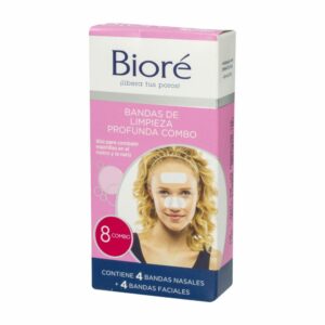 Bandas Para Puntos Negros De Limpieza Profunda BIORE X4 Uds