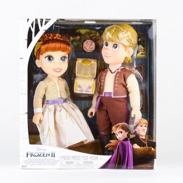 Set De Muñecos Ana Y Kristoff FROZEN 2 11 Piezas