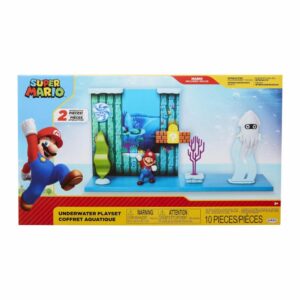 Diorama Bajo El Agua JAKKS Super Mario