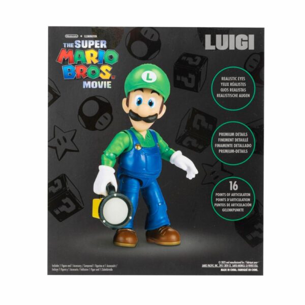 Figura Super Mario JAKKS PACIFIC Luigi - Imagen 3