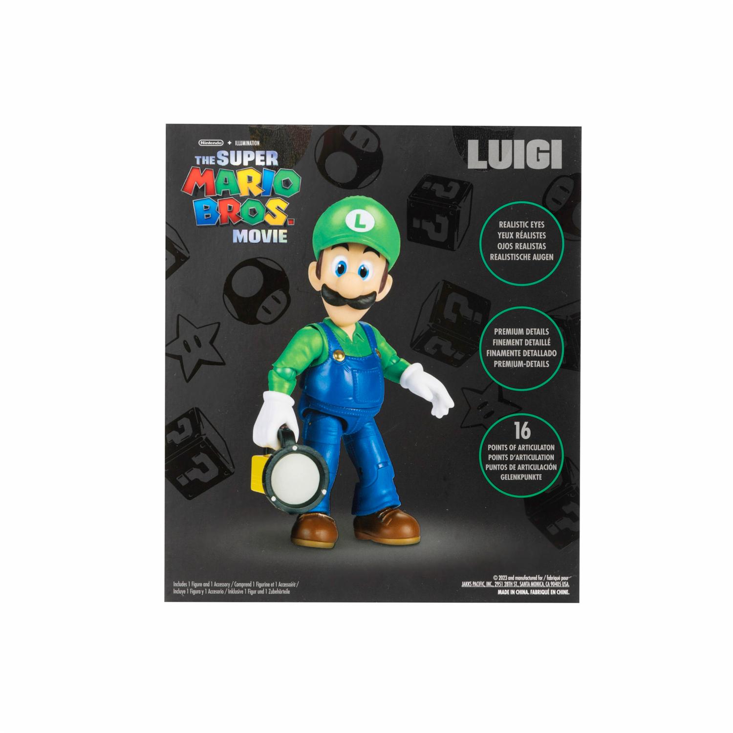 Figura Super Mario JAKKS Luigi - Imagen 3