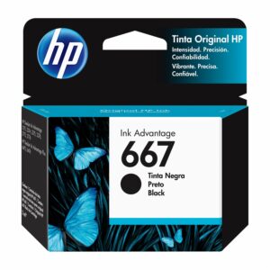 Cartucho De Tinta Ink Advantage 667 HP Negro