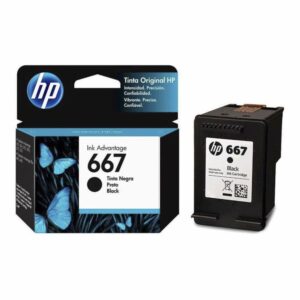 Cartucho De Tinta Ink Advantage 667 HP Negro