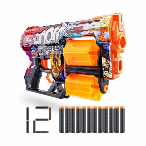 Lanzador Skins Dread X SHOT Incluye 12 Dardos - Imagen 3