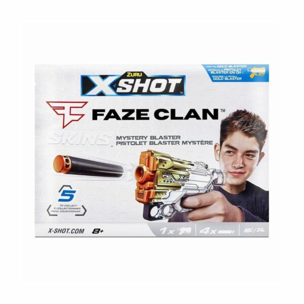 Lanzador Sorpresa X SHOT Incluye 4 Dardos