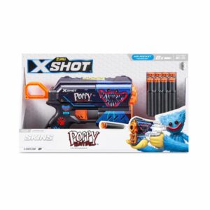Lanzador Poppy Playtime X SHOT Incluye 8 Dardos