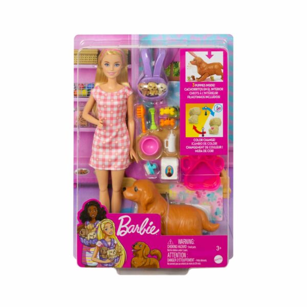 Set De Muñeca Barbie Cuidado De Mascotas MATTEL Incluye Accesorios