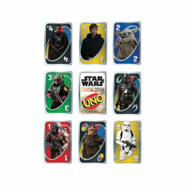 Juego Uno MATTEL Mandalorian - Imagen 2