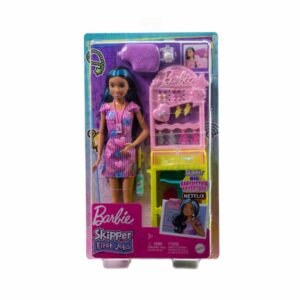 Set De Muñeca Barbie Skipper Perforadora De Orejas MATTEL Incluye Accesorios