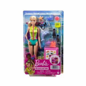 Set De Muñeca Barbie Bióloga Marina MATTEL Incluye Accesorios
