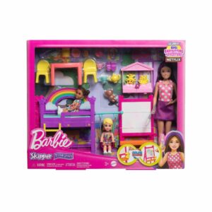 Set De Muñeca Barbie Skipper Guardería MATTEL Incluye Accesorios