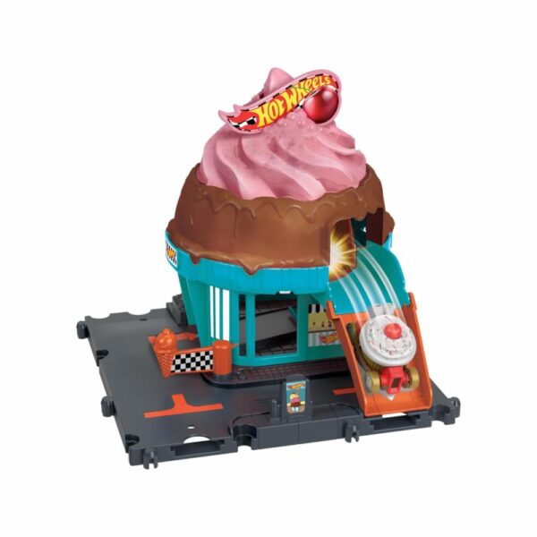 Heladería En La Ciudad MATTEL Hot Wheels - Imagen 2