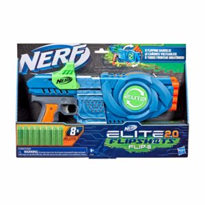Lanzador Elite 2.0 Flipshots Flip-8 NERF Incluye 8 Dardos