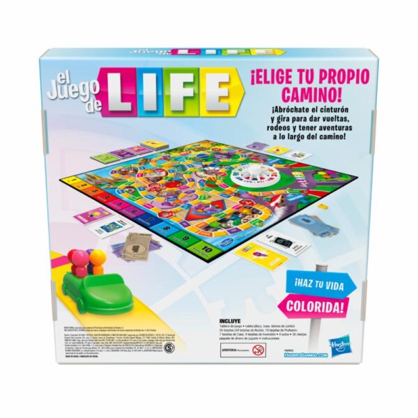 Juego De La Vida HASBRO INC. 2 a 4 Jugadores - Imagen 2