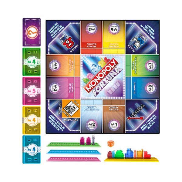 Juego De Mesa HASBRO Monopoly Fortuna - Imagen 2