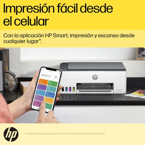 Impresora Multifunción Smart Tank 580 Wifi HP Tinta Continua - Imagen 10