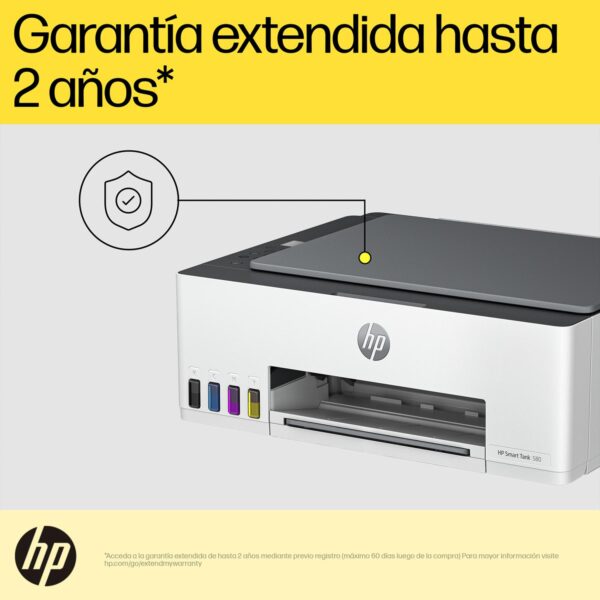 Impresora Multifunción Smart Tank 580 Wifi HP Tinta Continua - Imagen 14