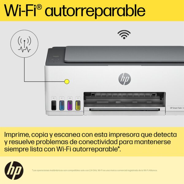 Impresora Multifunción Smart Tank 580 Wifi HP Tinta Continua - Imagen 7