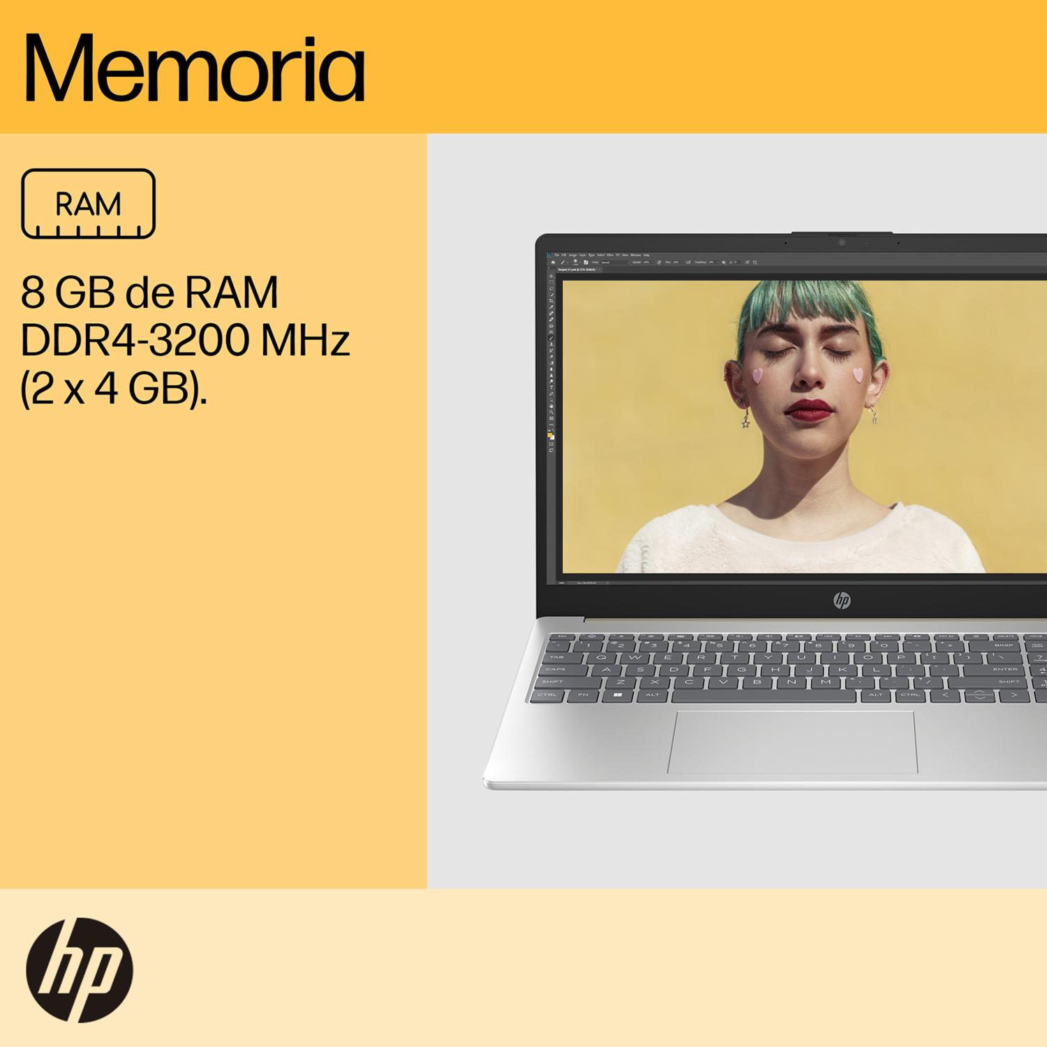 Notebook Modelo 15-FC0015LA AMD Ryzen 7 8GB RAM HP 15.6" HD - Imagen 12