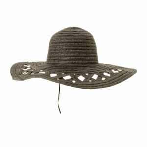 Sombrero De Playa Negro NARSY CHIC Dama