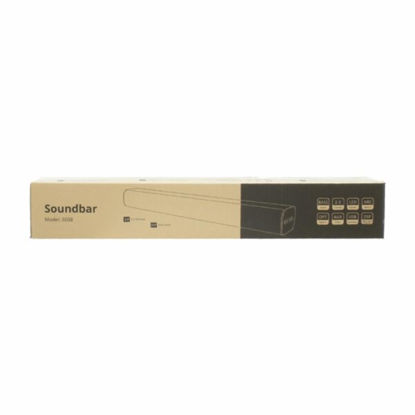 Barra De Sonido Para TV De 100 W Con Bluetooth HDMI-ARC Óptica Y Entrada AUX HD AUDIO 33.8" - Imagen 4