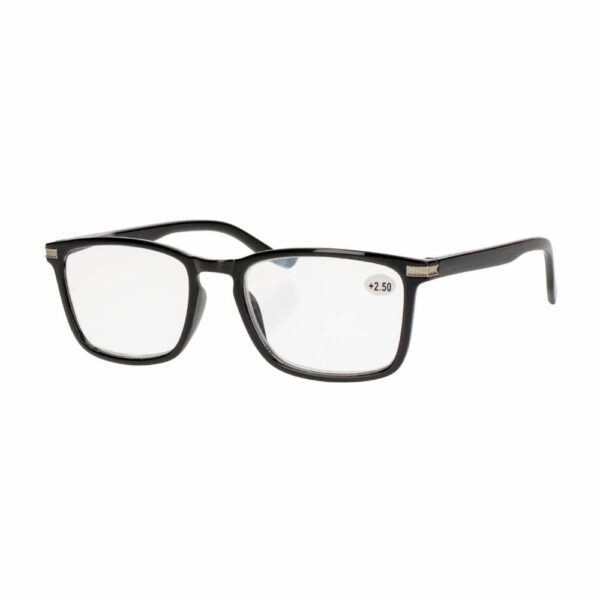 Lentes De Lectura Para Caballero Negro AE Medida +2.50 - Imagen 2
