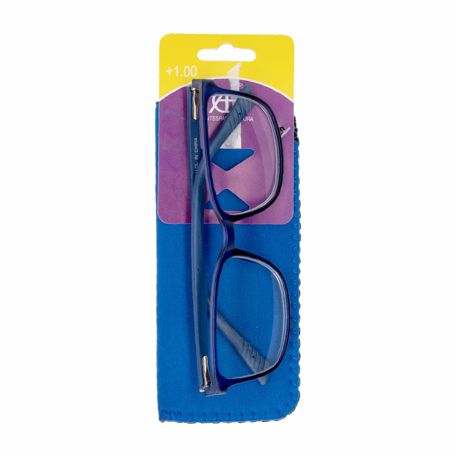 Lentes De Lectura Azul AE Medida 1.00 - Imagen 3