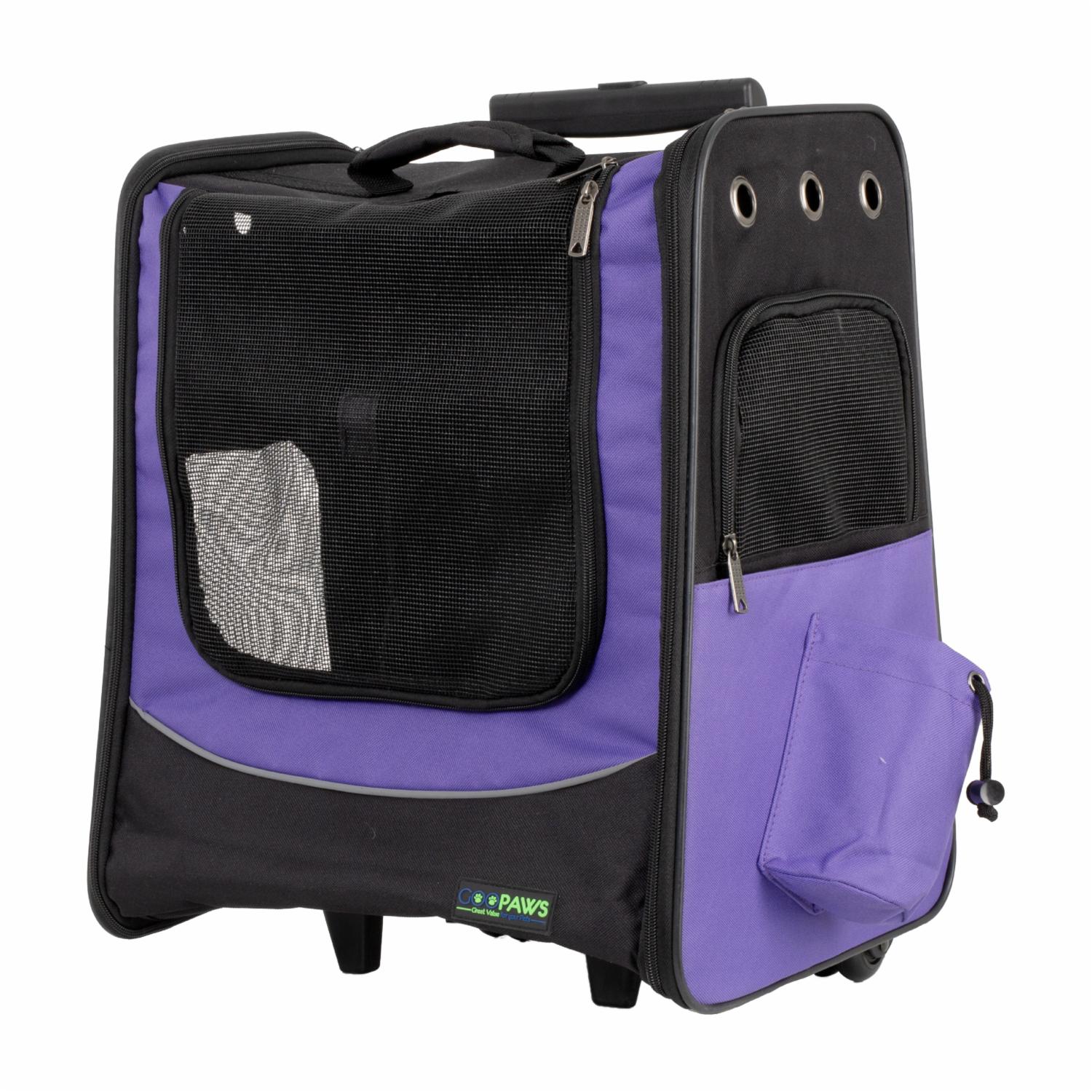 Transportador De Mascota Con Ruedas 4 En 1 GOODPAWS Mediano - Imagen 2