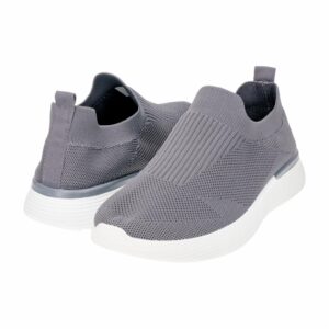 Zapato Deportivo Bajo Blanco Y Gris MGX BASIC