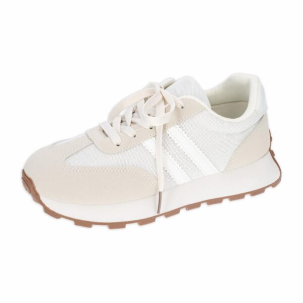 Zapato Casual Casual Beige Con Rayas MGX BASIC - Imagen 5