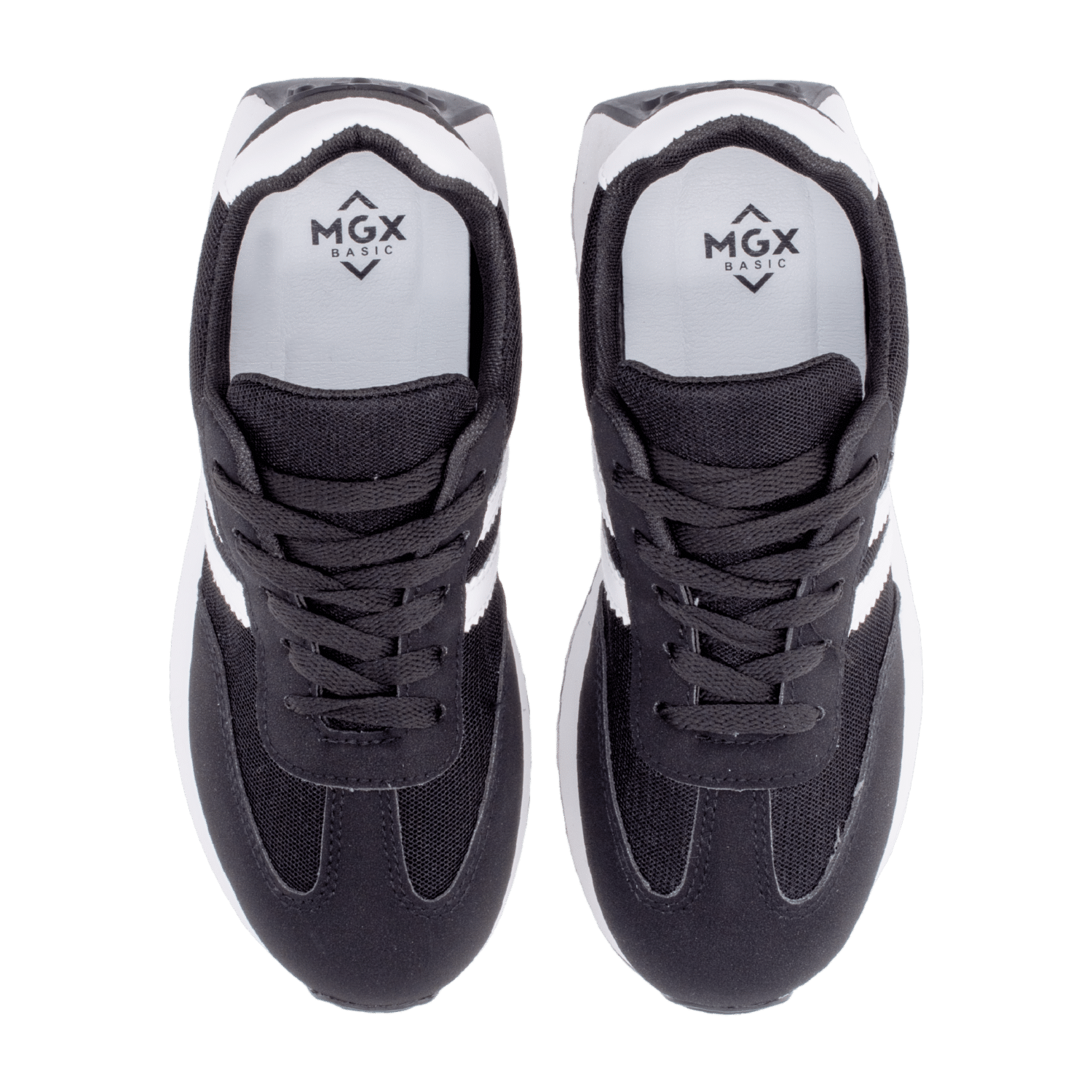 Zapatos Casual Casual Negro Con Rayas MGX BASIC