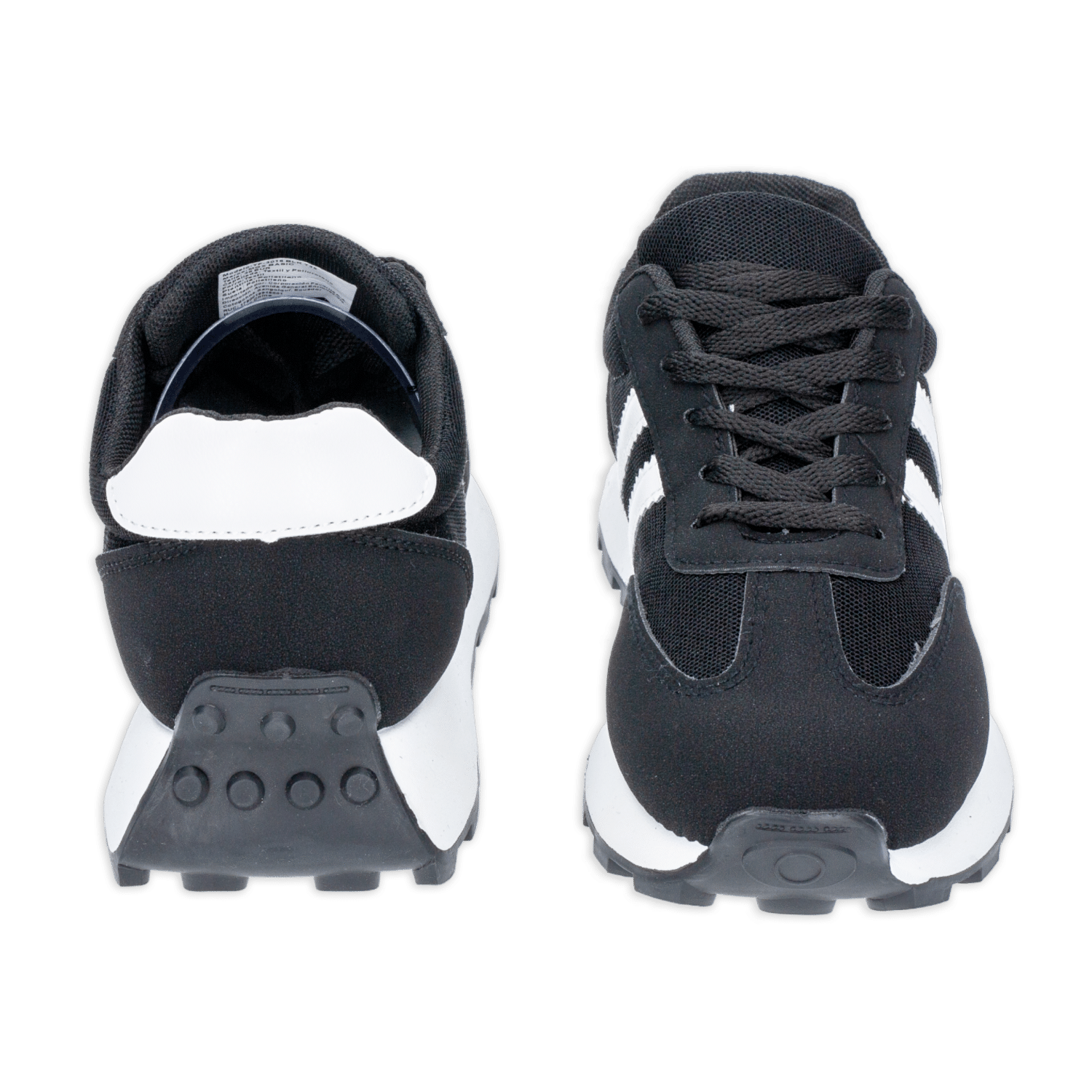 Zapatos Casual Casual Negro Con Rayas MGX BASIC