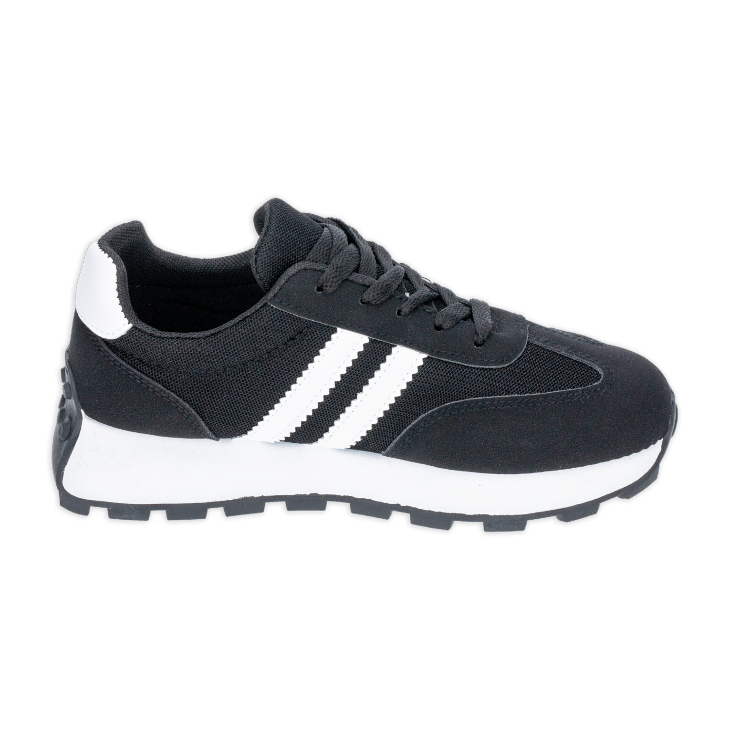 Zapatos Casual Casual Negro Con Rayas MGX BASIC