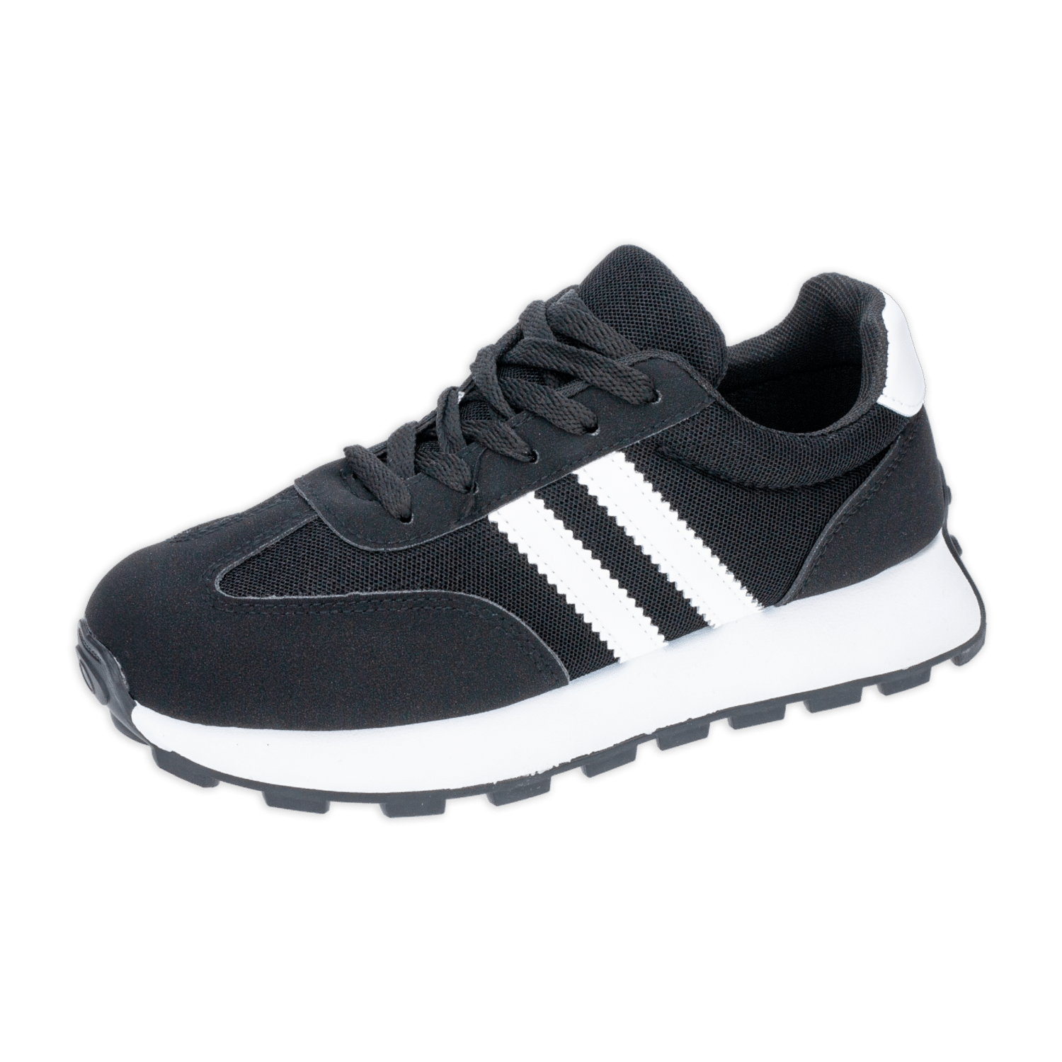 Zapatos Casual Casual Negro Con Rayas MGX BASIC