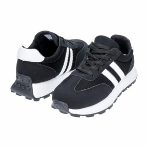 Zapato Casual Casual Negro Con Rayas MGX BASIC