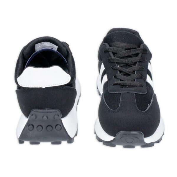 Zapato Casual Casual Negro Con Rayas MGX BASIC - Imagen 2