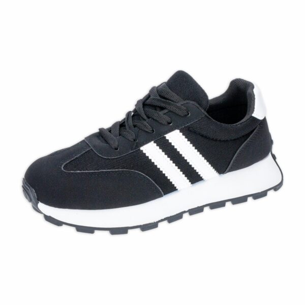 Zapato Casual Casual Negro Con Rayas MGX BASIC - Imagen 4
