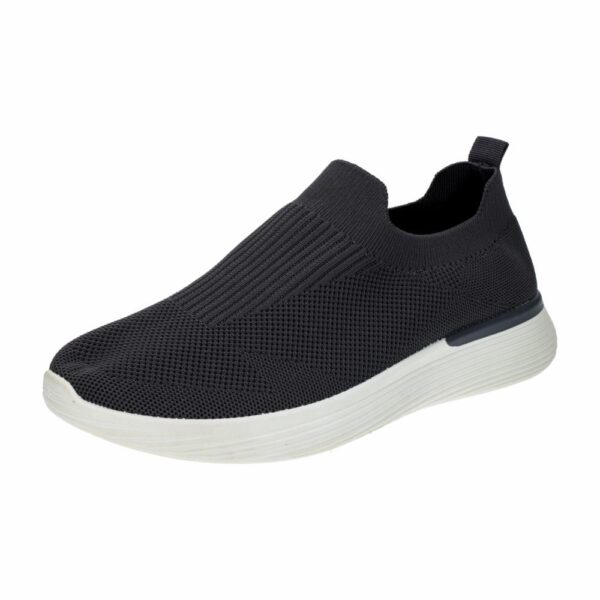 Zapato Deportivo Bajo Sin Cordón Gris Oscuro MGX BASIC - Imagen 5