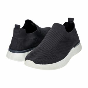 Zapato Deportivo Bajo Sin Cordón Gris Oscuro MGX BASIC