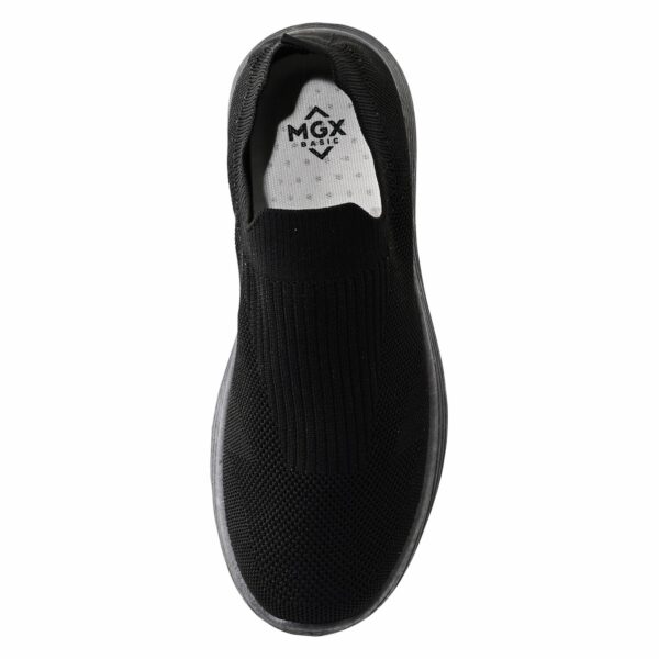 Zapato Deportivo Bajo Sin Cordón Negro MGX BASIC - Imagen 5