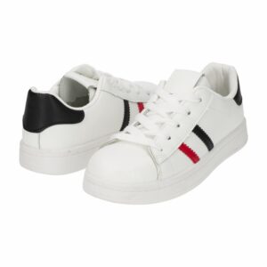 Zapato Deportivo Bajo Con Cordón Blanco MGX BASIC