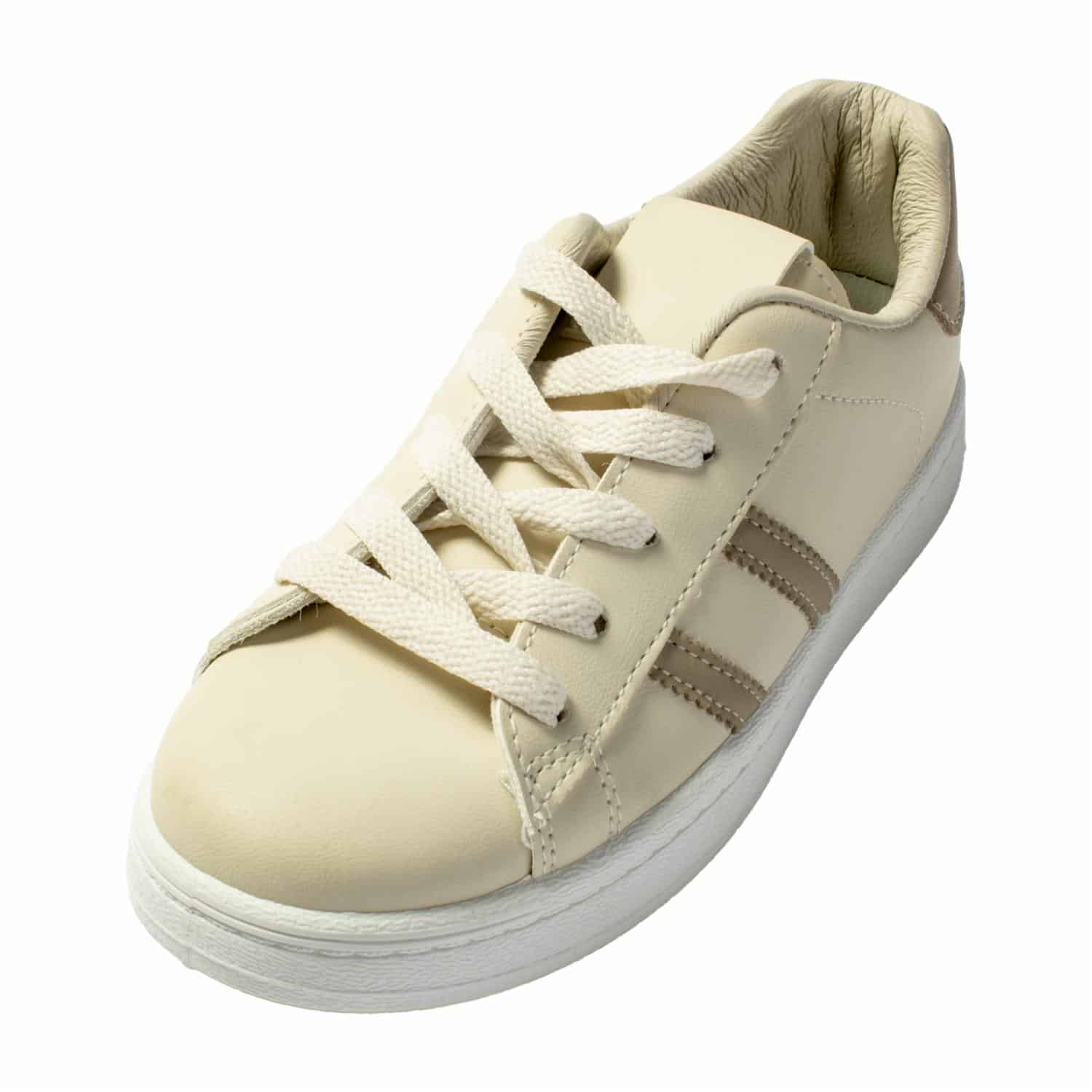 Zapato Deportivo Bajo Con Cordón Beige MGX BASIC - Imagen 5