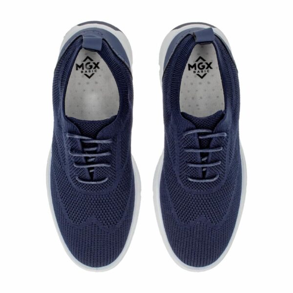 Zapato Casual Con Cordón Azul MGX BASIC - Imagen 2
