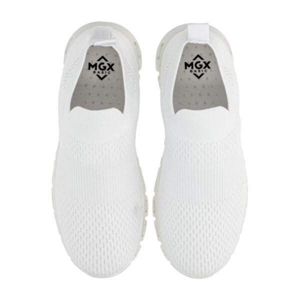 Zapato Casual Deportivo Run Blanco MGX BASIC - Imagen 2