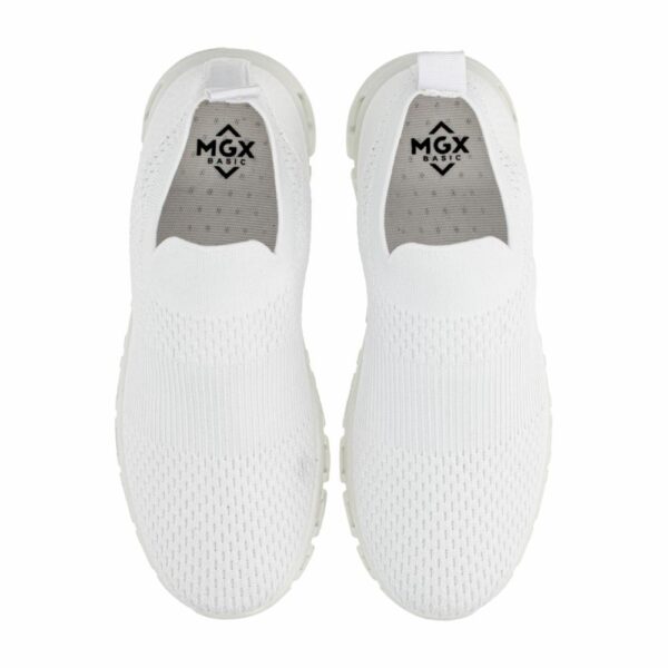 Zapato Casual Deportivo Run Blanco MGX BASIC - Imagen 2