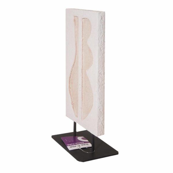 Escultura Decorativa Con Base Metálica Rectangular FREE HOME Unidad - Imagen 2