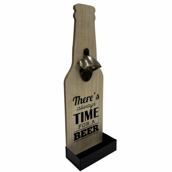 Colgante Con Destapador De Botellas Leyenda THERE'S ALWAYS TIME FOR BEER FREE HOME Unidad - Imagen 2