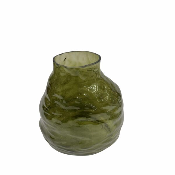 Florero Decorativo Verde Oliva Martillado FREE HOME Unidad - Imagen 4