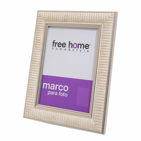 Porta Retrato Marco Natural  Plata FREE HOME 13X18 Cm