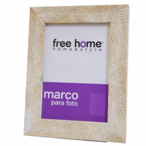 Porta Retrato Diseño Hojas Natural FREE HOME 20X25 Cm